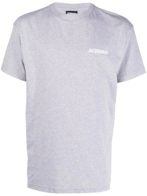 Jacquemus Le Logo T Shirt Grey