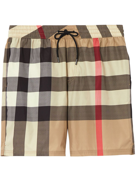 Burberry Big Check SwimShorts Beige