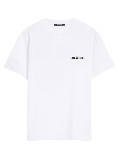 Jacquemus Saint Tropez Place des Lices Address T Shirt White
