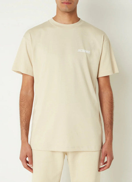 Jacquemus Le Logo T Shirt Beige