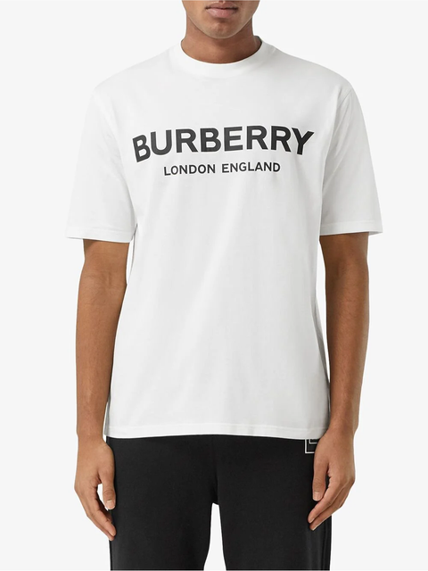 Burberry London Letchford T Shirt White