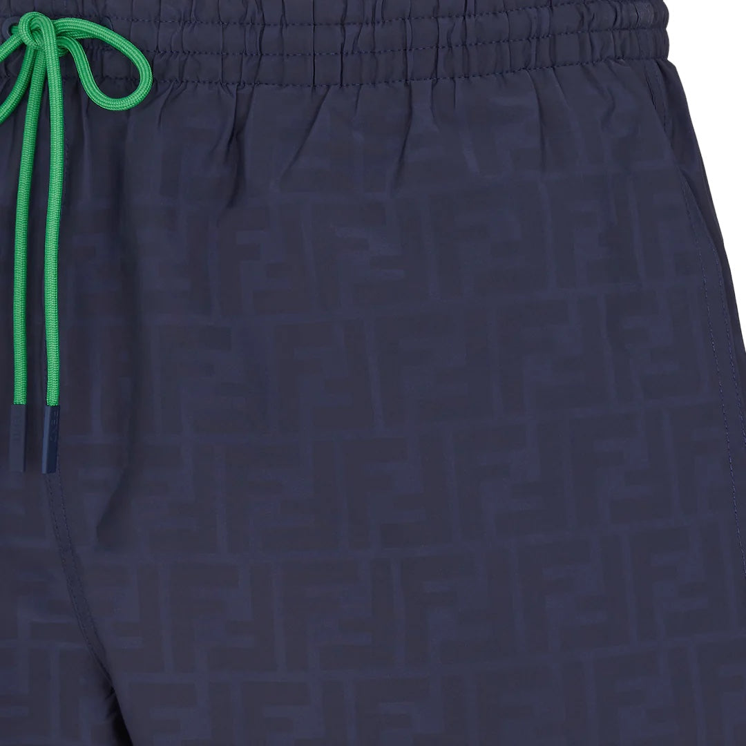 Fendi FF Water Reactive SwimShorts Navy